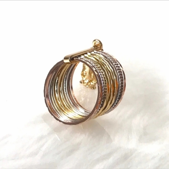 Ring set size 10 virgen de Guadalupe Gold plated - Picture 10 of 11